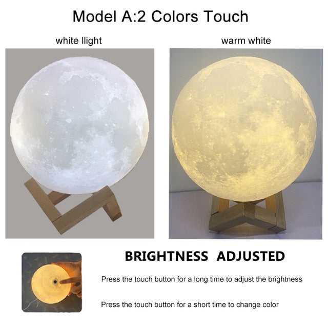 3D Print Moon Lamp