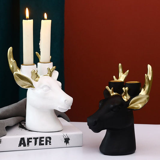 Deer Head Candlestick Home Decoration Accessories
