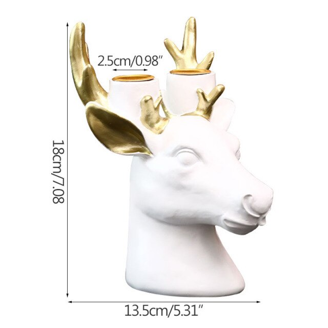 Deer Head Candlestick Home Decoration Accessories