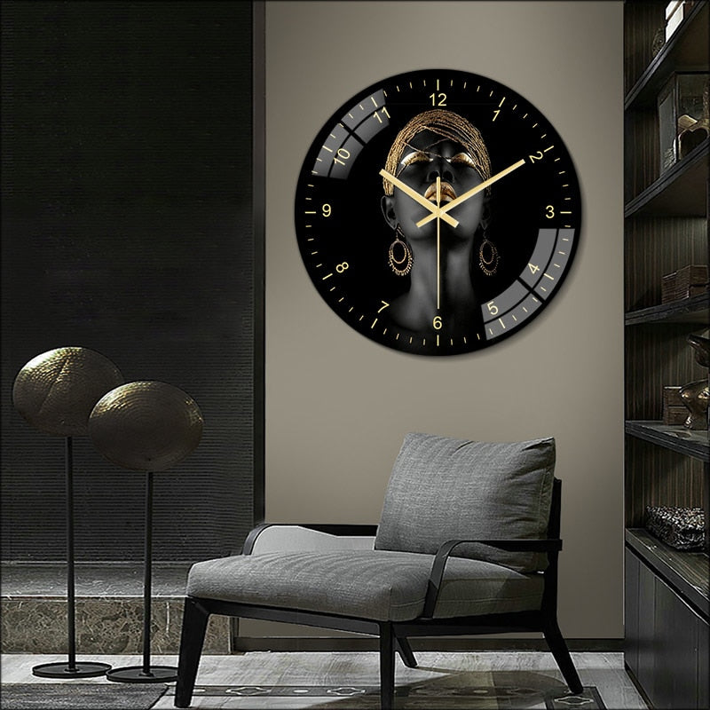 Silent Quartz Art Wall Clock Home Decoration