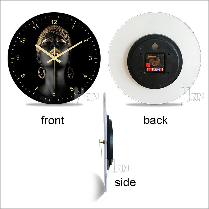 Silent Quartz Art Wall Clock Home Decoration