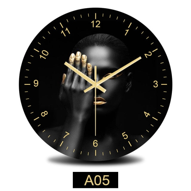 Silent Quartz Art Wall Clock Home Decoration