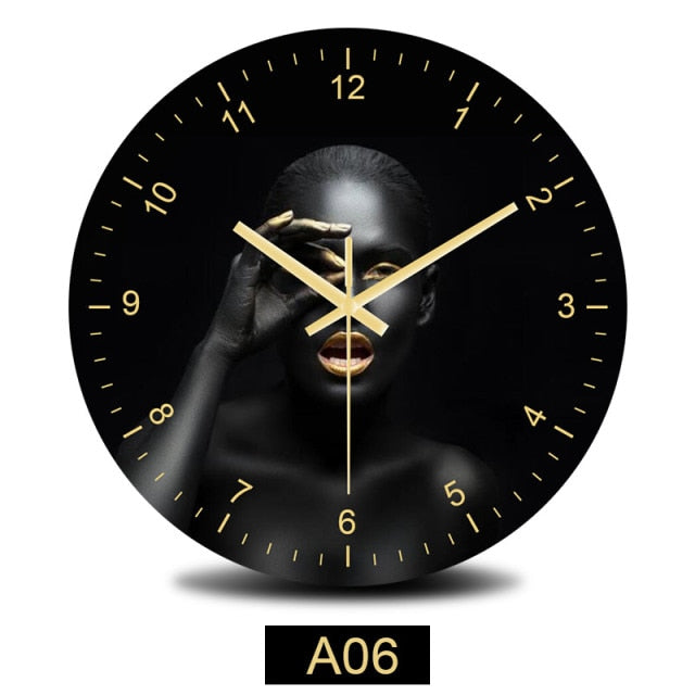 Silent Quartz Art Wall Clock Home Decoration