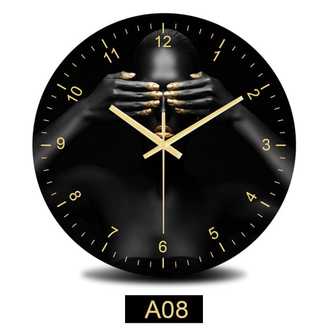 Silent Quartz Art Wall Clock Home Decoration