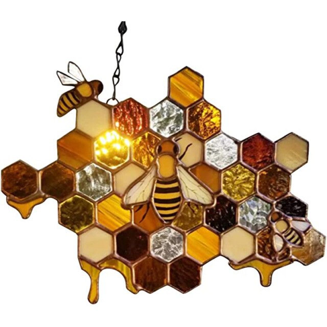 Bee Charm Sun Catcher Garden Decoration