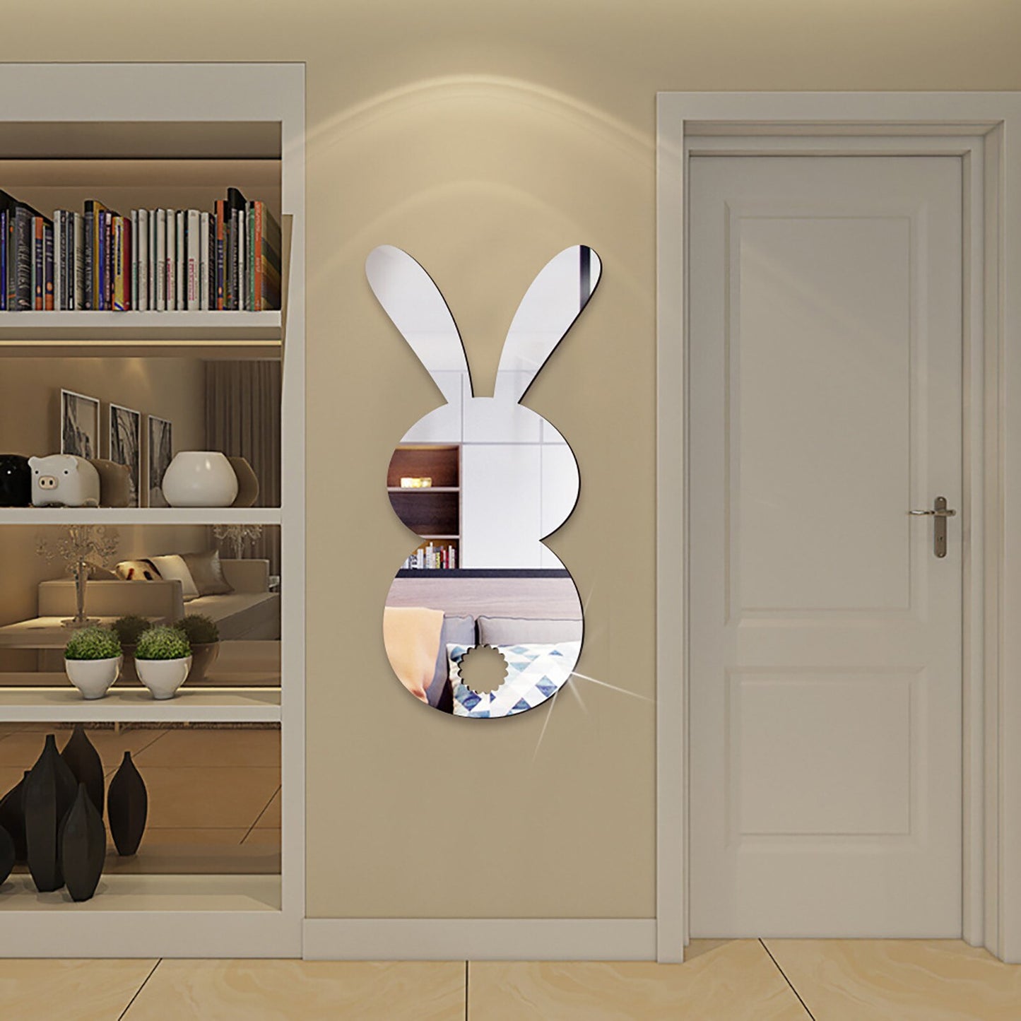 Rabit Mirror Wall Stickers