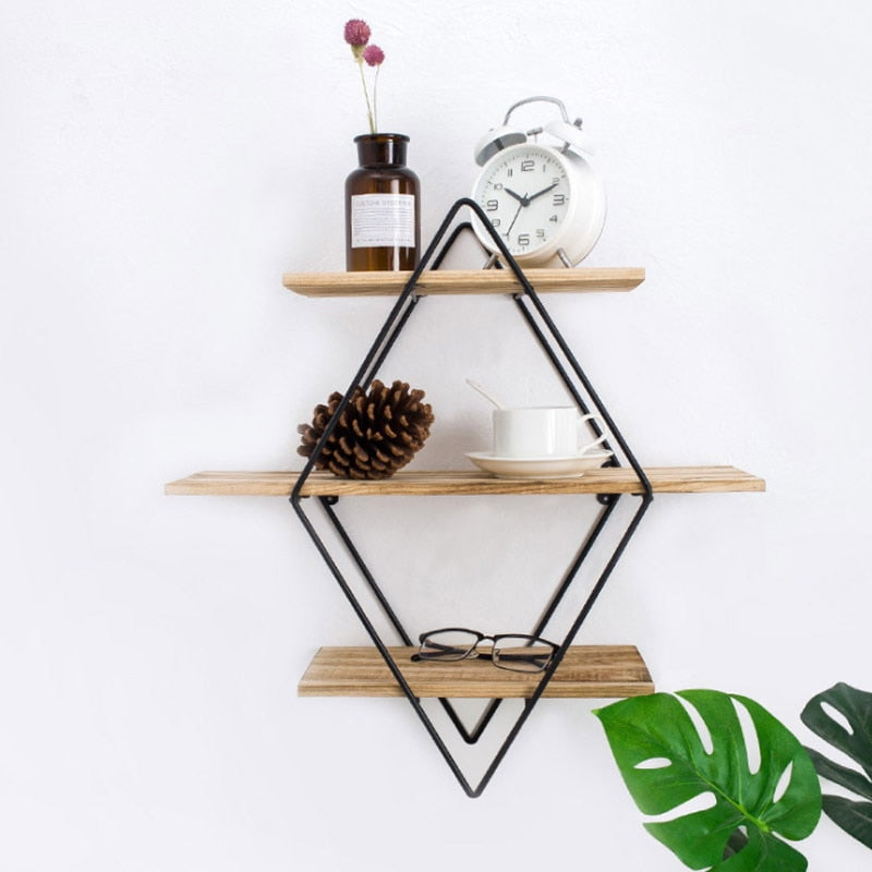 Wall Shelf Racks Wooden